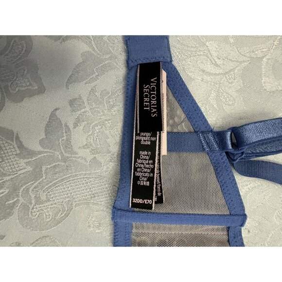 Victoria’s Secret 32DD Very Sexy Unlined Plunge Bra Corset Sides Lace New‎ W Tag - Picture 10 of 11